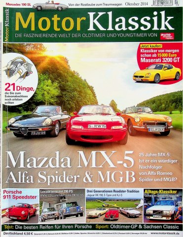 Deckblatt Motor Klassik (10/2014)